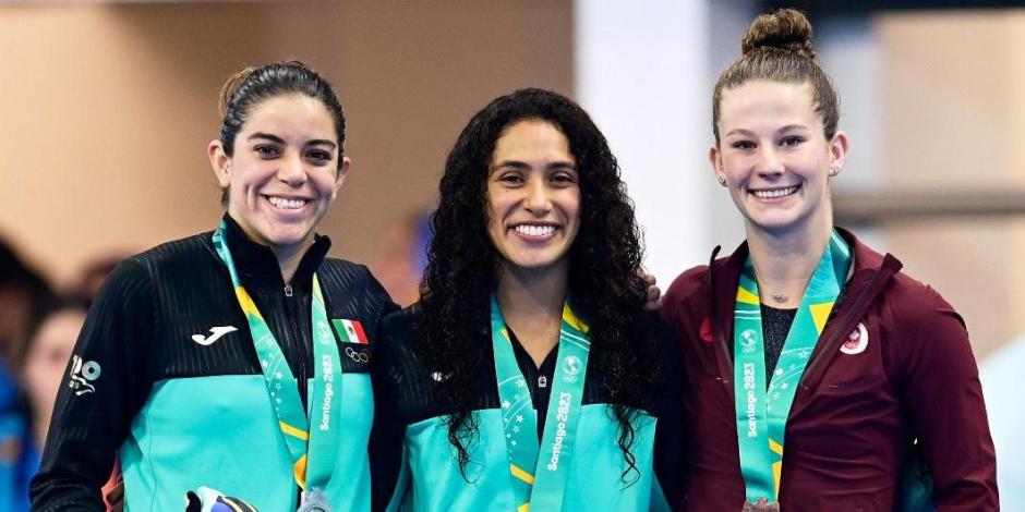 Gaby Agúndez y Alejandra Orozco hicieron el 1-2 para México en la plataforma de 10 metros de clavados en los Juegos Panamericanos 2023.