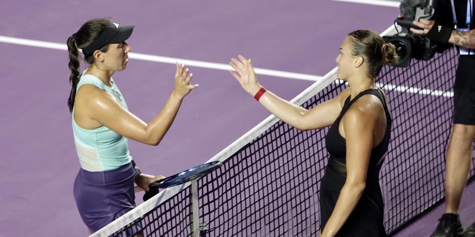 Vence Jessica Pegula a Aryna Sabalenka y se acerca a la semifinales del WTA Finals Cancún 2023