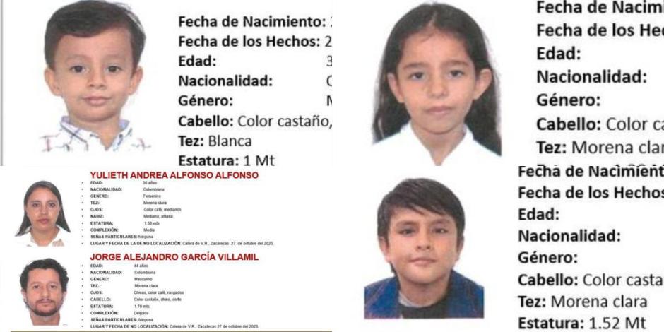Desaparece familia colombiana en Calera, Zacatecas.
