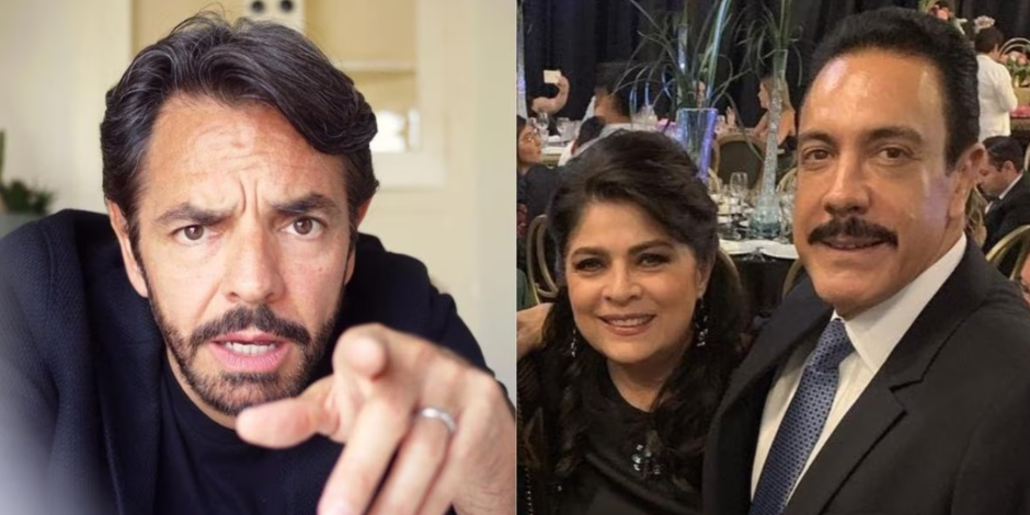 Eugenio Derbez se burla del presunto divorcio de Victoria Ruffo: 'No sé qué es lo que haya Fayad-o'