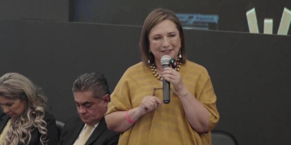 Xóchitl Gálvez se registra como precandidata del PRD para elección Presidencial en 2024.