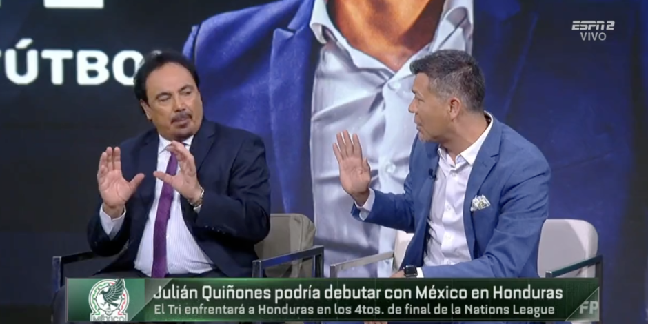 Hugo Sánchez y Jared Borgetti se enfrascaron en una discusión en torno a Julián Quiñones y Santiago Giménez.