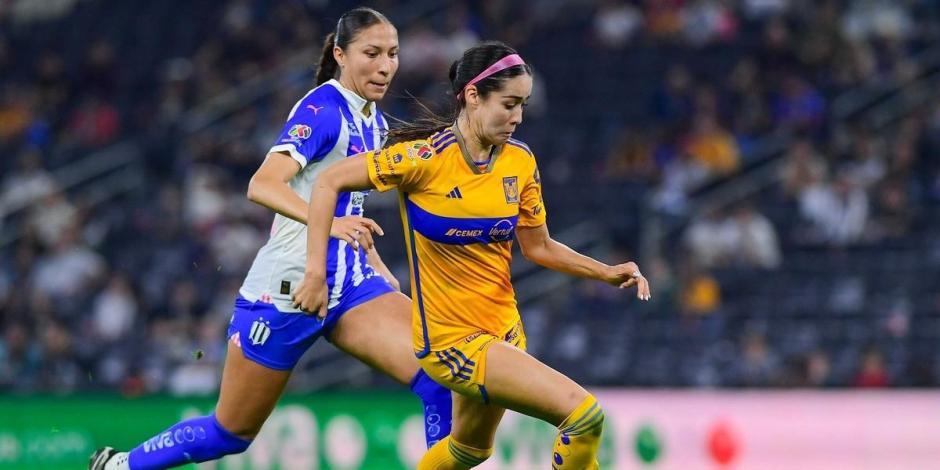 Rayadas y Tigres igualaron 0-0 en la ida de semifinales de la Liga MX Femenil.