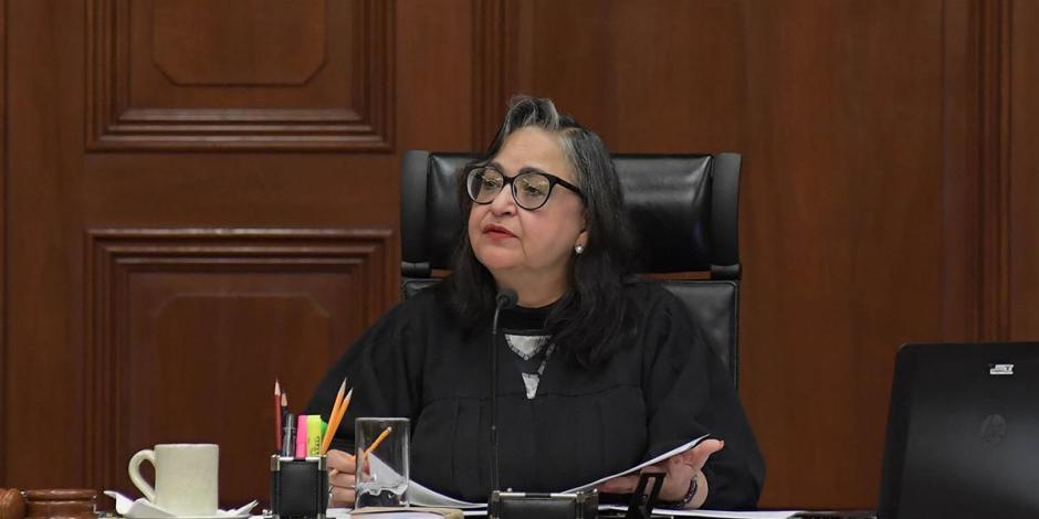 Ministra presidenta de la Suprema Corte de Justicia de la Nación, Norma Piña