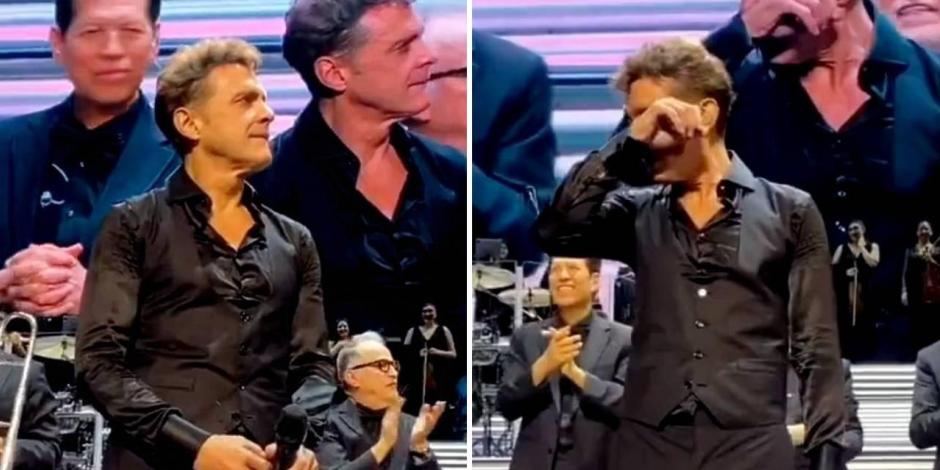 Luis Miguel llora de emoción en su concierto de la CDMX el amor de sus fans (VIDEO)