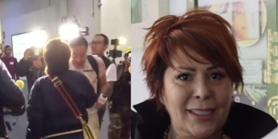 Alejandra Guzmán agrede a reportero por preguntarle del juicio en el que va a declarar
