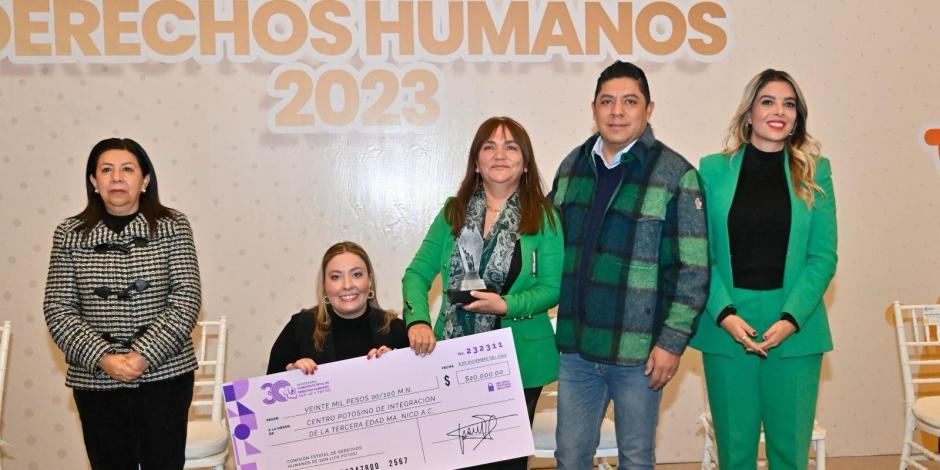 Ricardo Gallardo entrega Premio Estatal de Derechos Humanos 2023 en San Luis Potosí