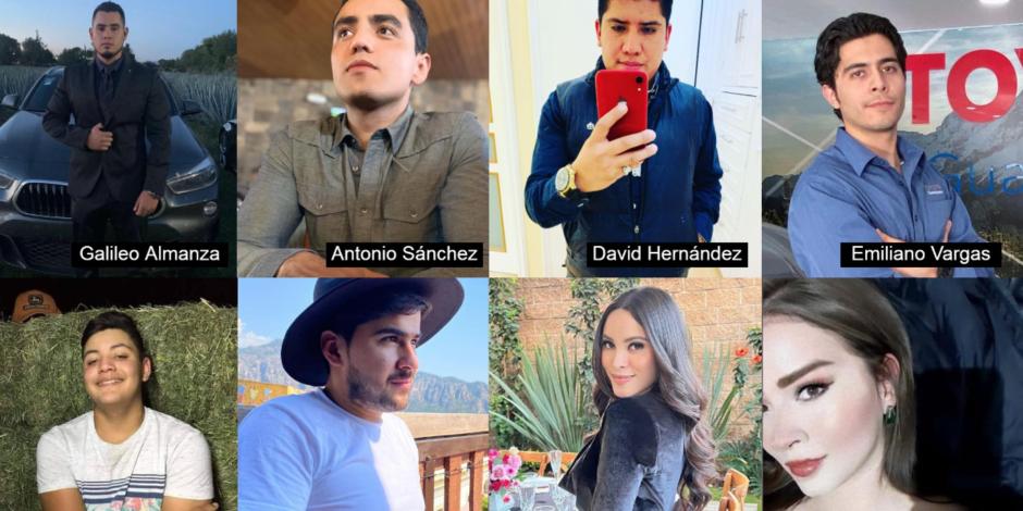 Jóvenes asesinados en Salvatierra, Guanajuato.