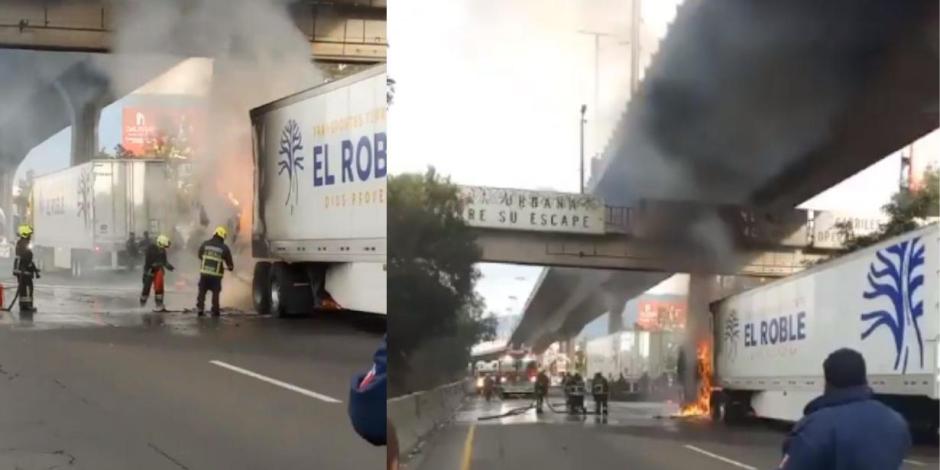 Incendio en la México - Quéretaro.