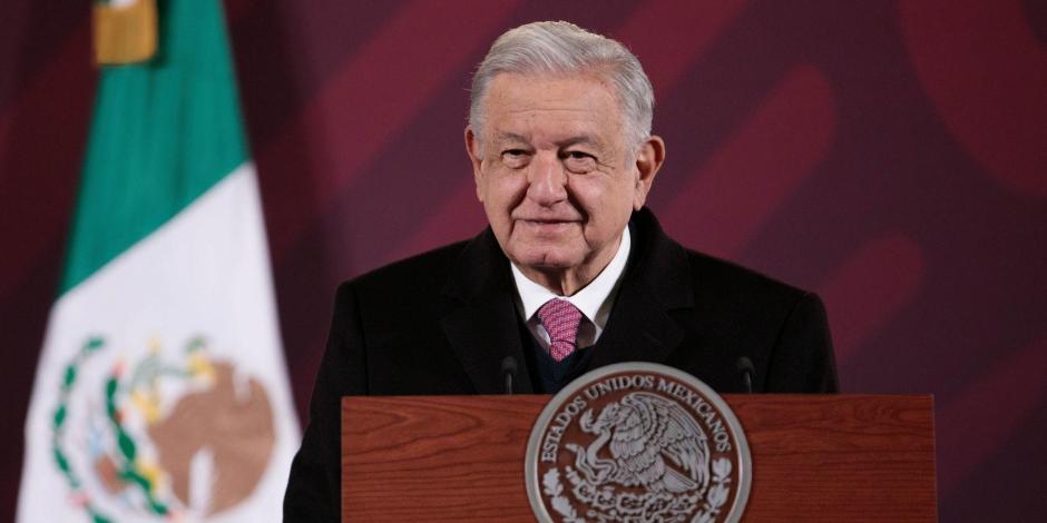Presidente López Obrador en fotografía de archivo.