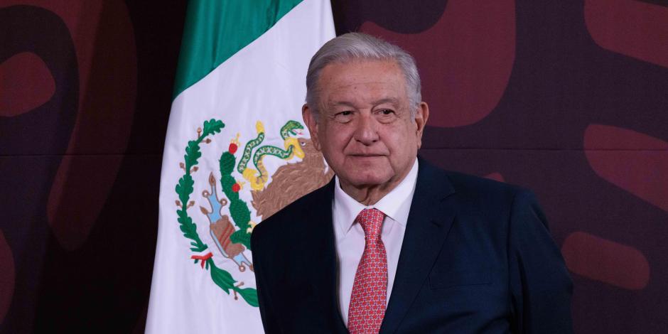 Andrés Manuel López Obrador, presidente de México, ofreció su conferencia de prensa este miércoles 14 de febrero del 2024, desde Palacio Nacional, en CDMX.