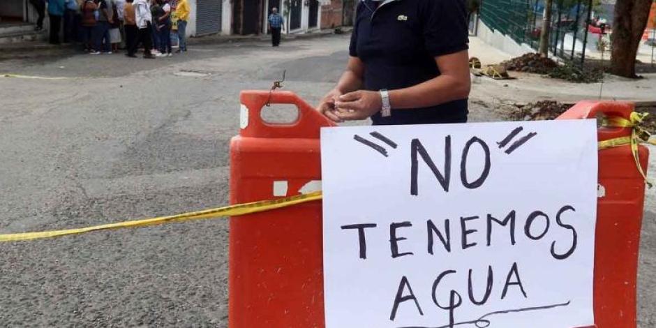 Anuncian reducción de agua en Cuautitlán.