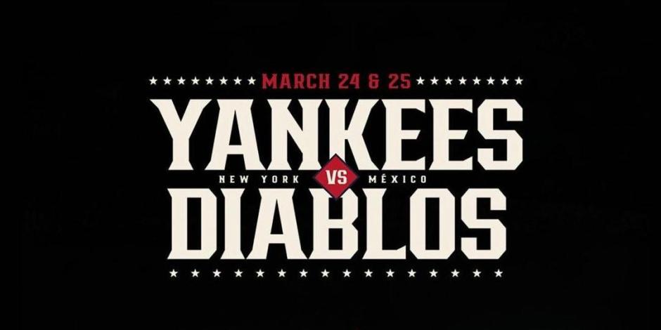 New York Yankees y Diablos Rojos del México se enfrentarán en CDMX
