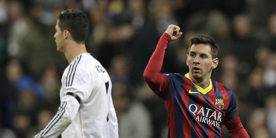 Lionel Messi festeja uno de sus goles durante su etapa como jugador del Barcelona.