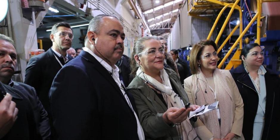 Guadalupe Taddei, presidenta del INE, dio inicio formal a la producción del papel seguridad que será utilizado en los materiales electorales en el 2024.
