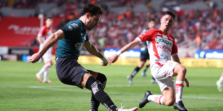 Necaxa y Chivas midieron fuerzas en Aguascalientes en cotejo de la novena fecha de la Liga MX.
