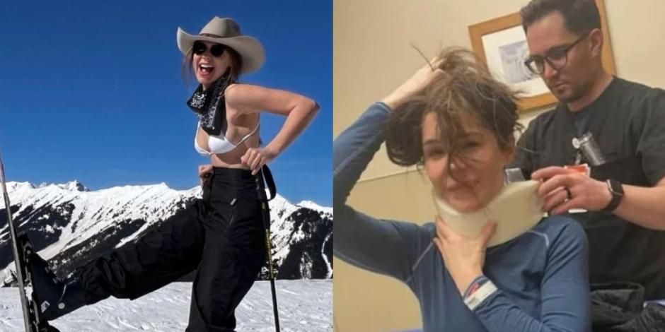 Camila Sodi sufre brutal accidente esquiando: 'fue sólo una conmoción cerebral'