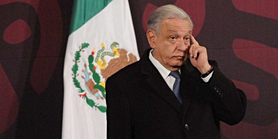 Andrés Manuel López Obrador, presidente de México, ofreció su conferencia de prensa este lunes 4 de marzo del 2024, desde Palacio Nacional en la CDMX.