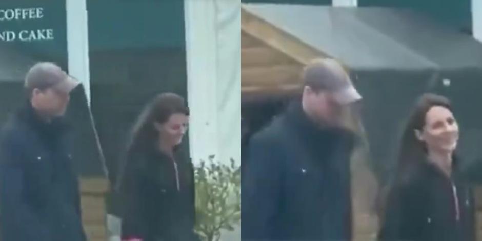 VIDEO | Kate Middleton reaparece en público; va de compras con el príncipe William