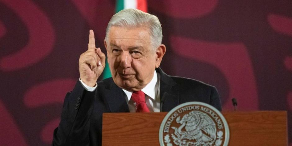 Andrés Manuel López Obrador, presidente de México, ofreció su conferencia de prensa este miércoles 17 de abril del 2024, desde Palacio Nacional, en CDMX.