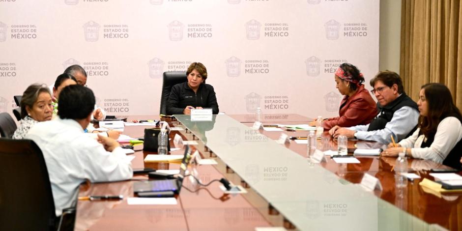 Delfina Gómez encabeza mesas de diálogo.