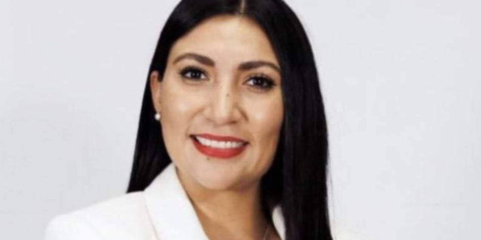 La candidata a presidenta municipal de Celaya, Guanajuato, Gisela Gaytán.