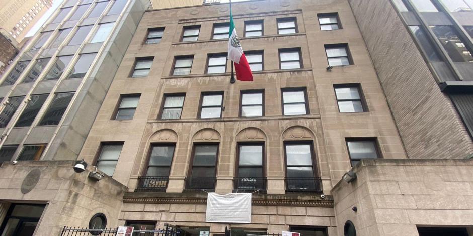 Consulado de México en Nueva York.