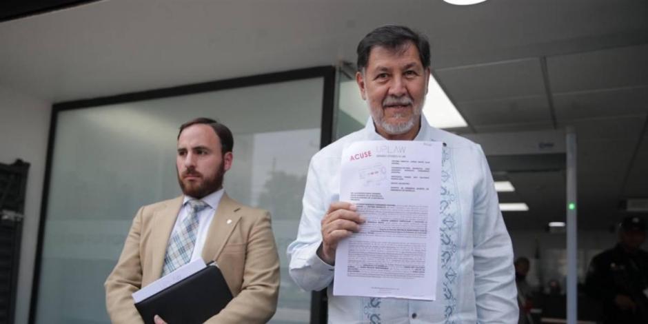 Conflicto México-Ecuador: Fernández Noroña denuncia ante FGR a Daniel Noboa.