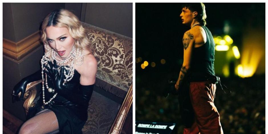 ¿Madonna tendrá de invitado a Peso Pluma en su concierto de hoy?