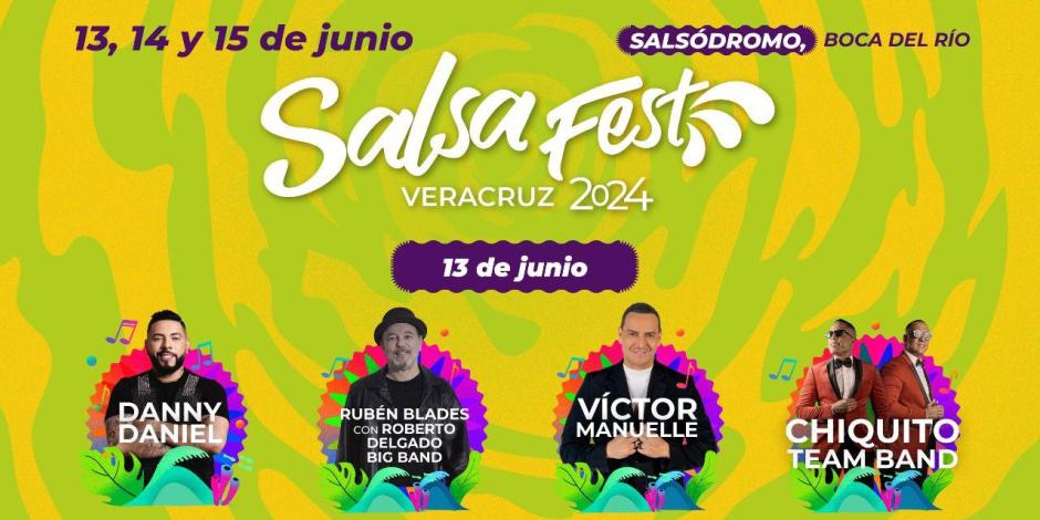 El cartel de Salsa Fest.