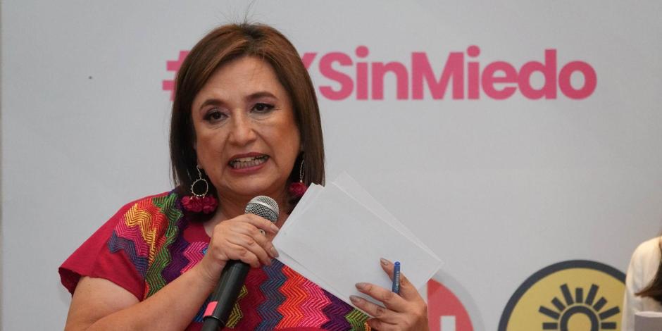 Xóchitl Gálvez, candidata presidencial, aseguró que van "más de 30 candidatos asesinados en este proceso electoral". 