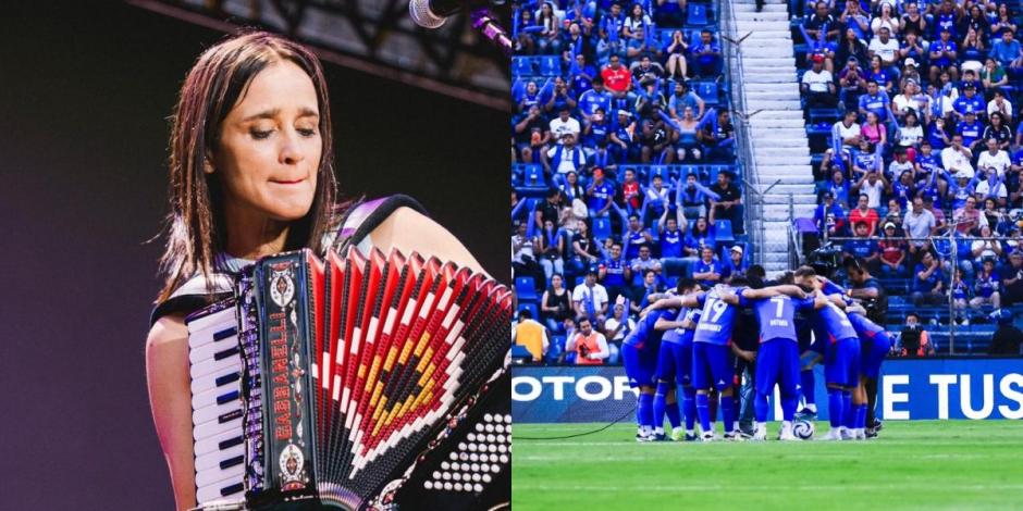 Julieta Venegas mandó un mensaje de apoyo a Cruz Azul de cara a la final de la Liga MX contra el América.