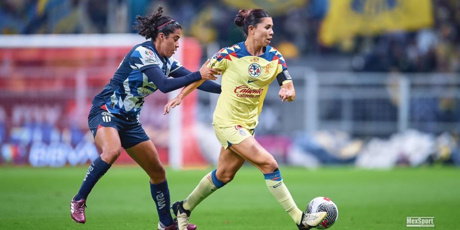 La final de ida de la Liga MX Femenil entre América y Monterrey se realizó en el Estadio Azteca.