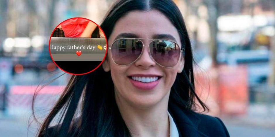 En Instagram, Emma Coronel felicitó a 'El Chapo' por el Día del Padre.