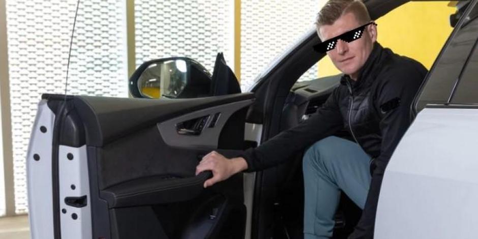 Toni Kroos se quiso dar un lujito con este auto de 300 mil euros.
