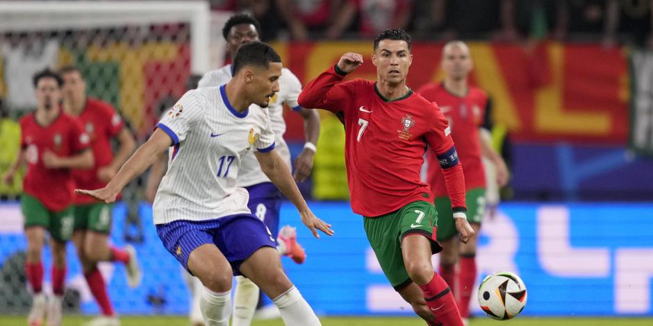 Una acción del Portugal vs Francia, cuartos de final de la Euro 2024