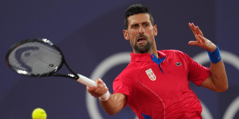 Novak Djokovic empezó el torneo de tenis de los Juegos Olímpicos París 2024 con victoria ante Matthew Ebden