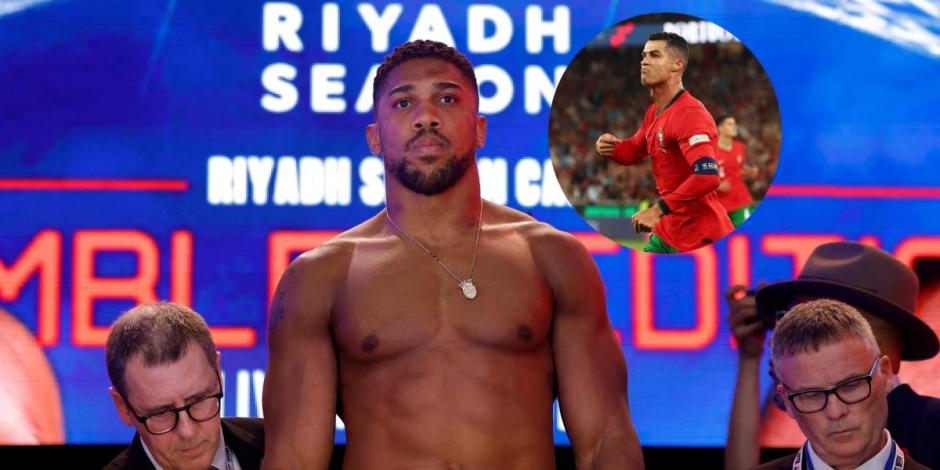 Anthony Joshua está agradecido con Cristiano Ronaldo por un consejo que le dio.