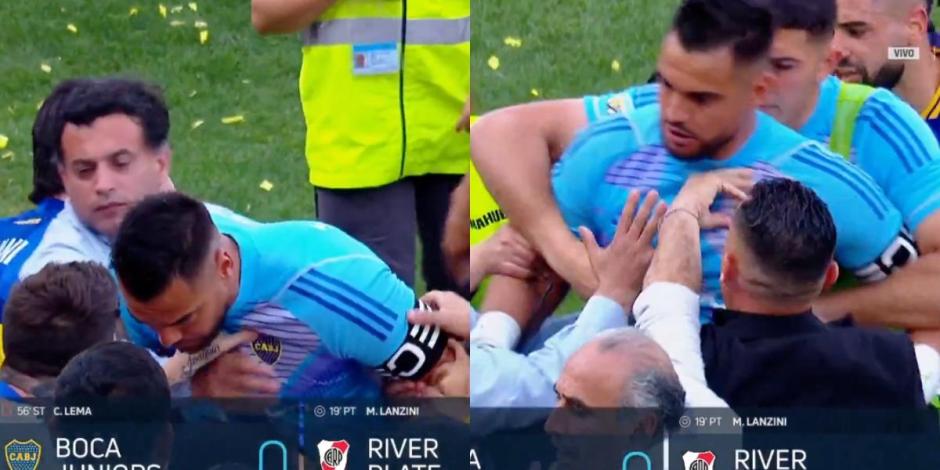 Sergio Romero, portero de Boca Juniors, se peleó con seguidores del equipo después de la derrota en el clásico ante River Plate.