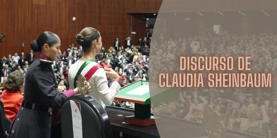 Discurso de Claudia Sheinbaum en el Congreso.