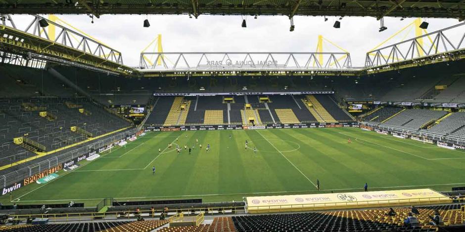 El estadio del Dortmund en la J26 cuando se reanudó el torneo.