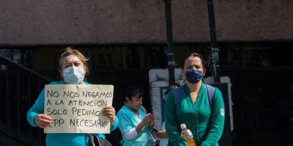 México registra 11,394 casos de COVID-19 entre personal de salud