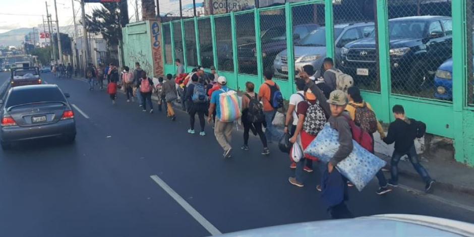 Guardia Nacional impide ingreso de migrantes centroamericanos