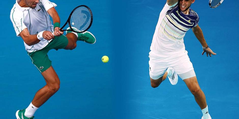 Dominic Thiem y Novak Djokovic disputarán final del Abierto de Australia