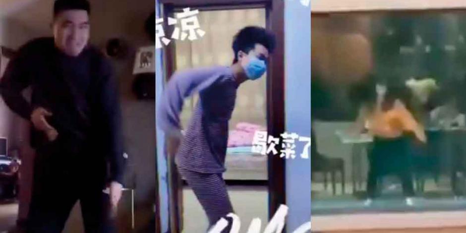 Encerrados en casa por el coronavirus, gente en China se divierte con bailes