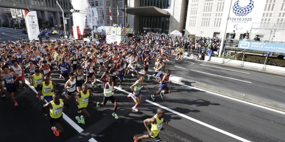 Por Covid-19, Maratón de Tokio se corre con menos de 300 competidores