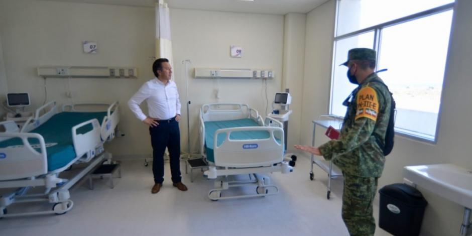 Cuitláhuac García supervisa reestructura de Hospital en Coatzacoalcos para atender COVID-19