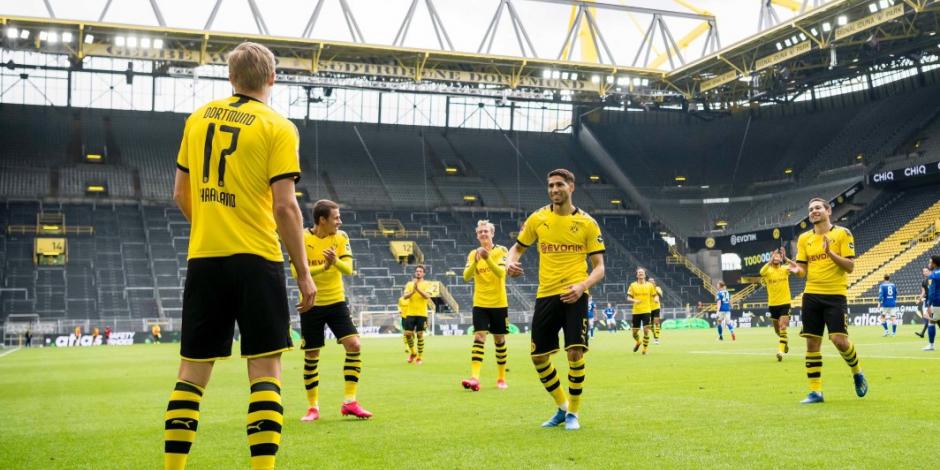 Borussia Dortmund golea al Schalke 04 en el regreso de la Bundesliga (VIDEO)