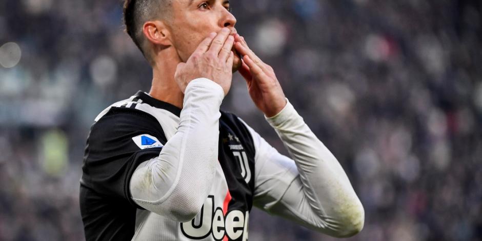 Cristiano Ronaldo marca primer triplete en la Serie A