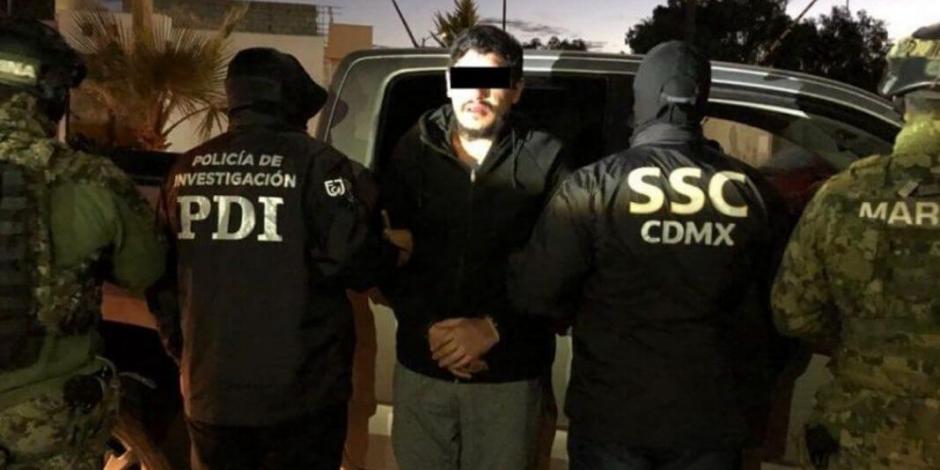 Arrestan a Óscar Andrés Flores, ‘El Lunares’, líder de La Unión Tepito